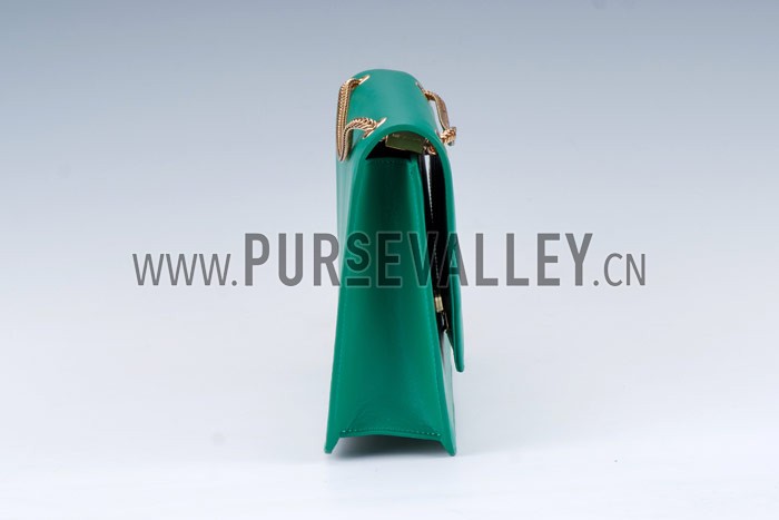 YSL Betty Medium Chain Shoulder Bag Green