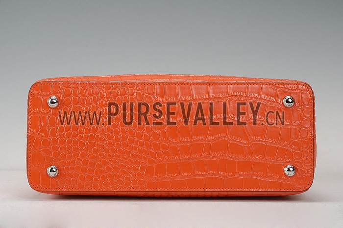 Louis Vuitton Capuciness Crocodile Leather OrangeMM 607548