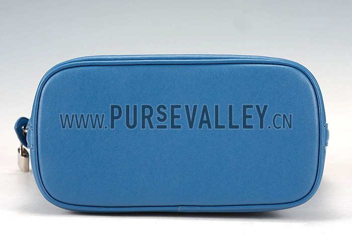 Louis Vuitton New Noe Cuir Nuance Blue Drawstring Bag 607551