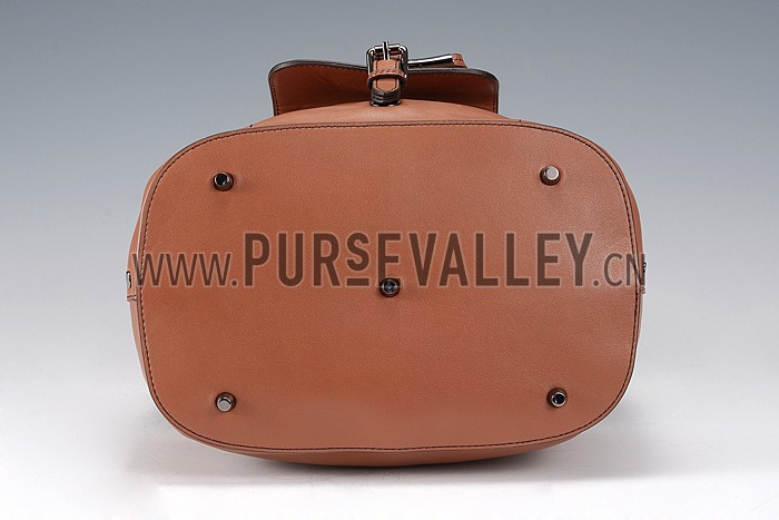 Burberry Medium Canvas Check Backpack Brown 607814