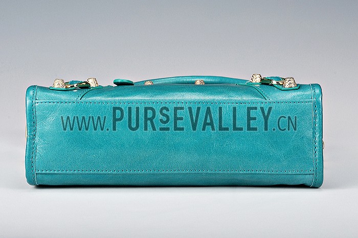 Balenciaga Mini City Bag Bleu Tropical 607844