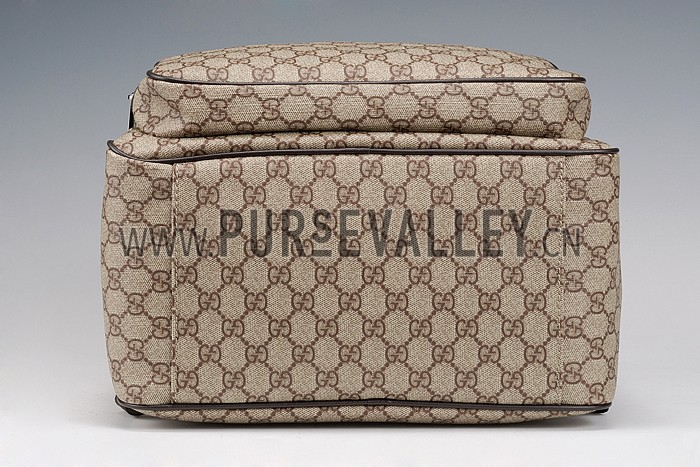 Gucci GG Canvas Backpack Beige/Ebony 607934