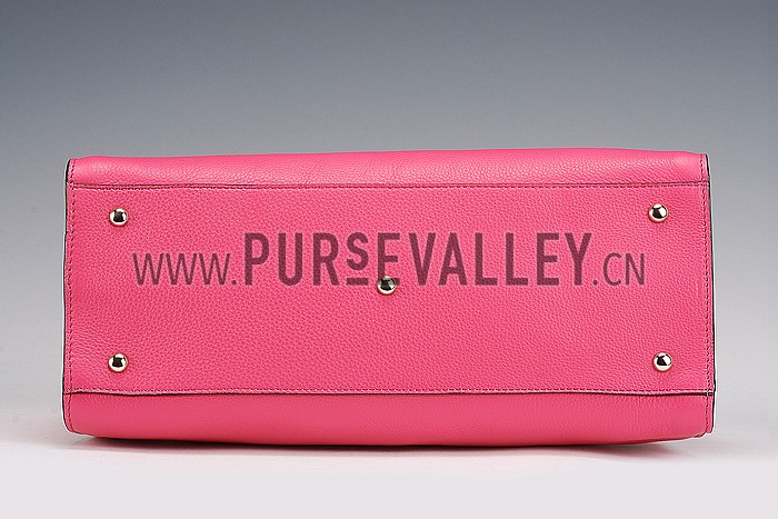 Gucci Jackie Soft Leather Top Handle Bag Fuchsia 607949