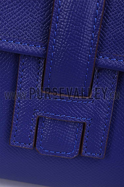 Hermes Jige Elan 29 Blue Electric Clutch 608009