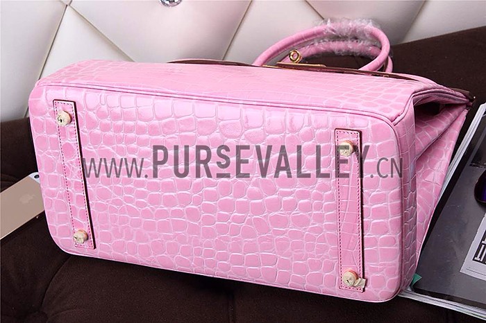 Hermes Birkin 35 Crocodile Pink 608061