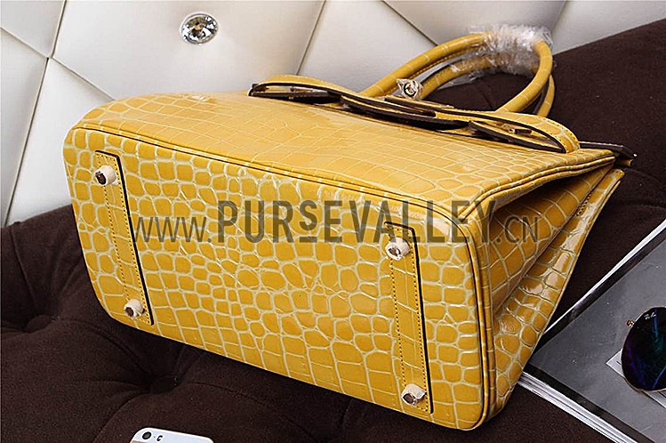 Hermes Birkin 35 Crocodile Yellow 608065