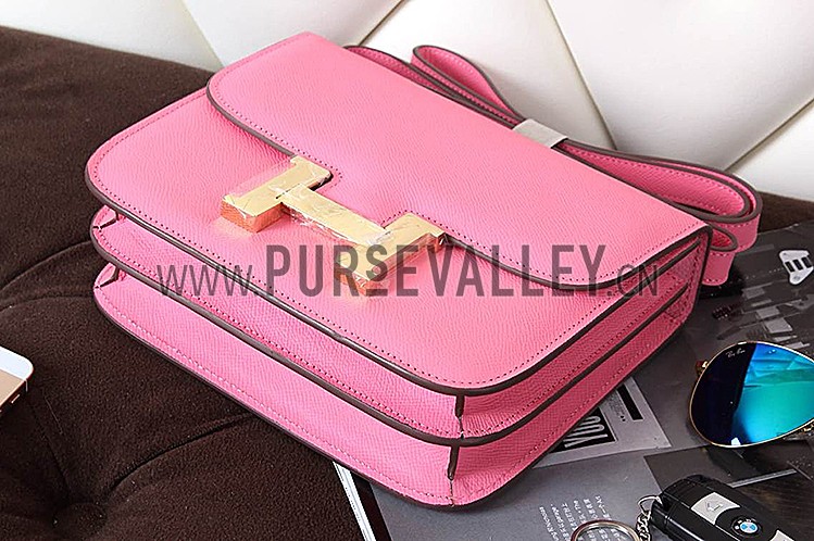 Hermes Constance Pink With Gold Hardware 608112