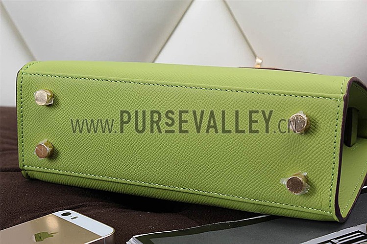 Hermes Kelly Apple Green 608134