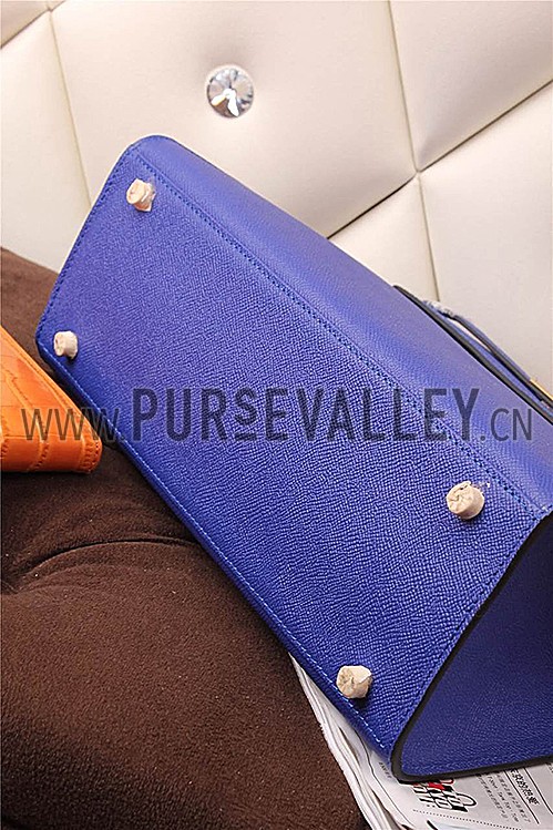 Hermes Kelly 32 Blue Electric 608179