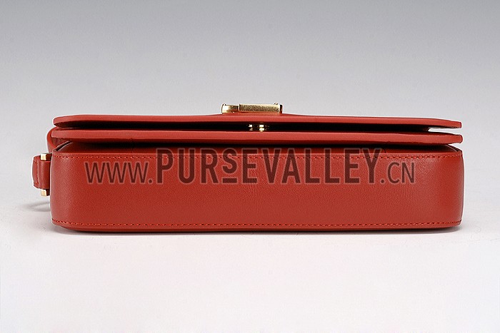 Saint Laurent Universite Flap Bag Red 608211