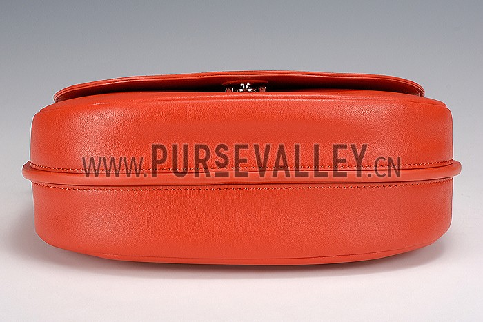 Celine Trotteur Bag Soft Leather Orange 608238