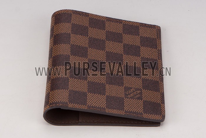 Louis Vuitton Damier Ebene Canvas CheckBook and Card Holder