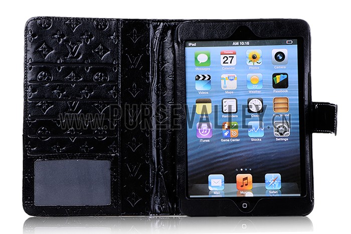 Louis Vuitton Vernis Mini iPad Wallet Case Black