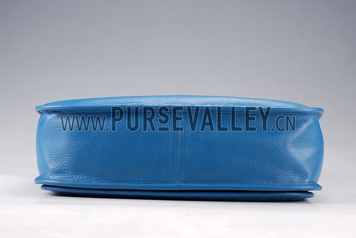 Hermes Blue Evelyne Shoulder Bag
