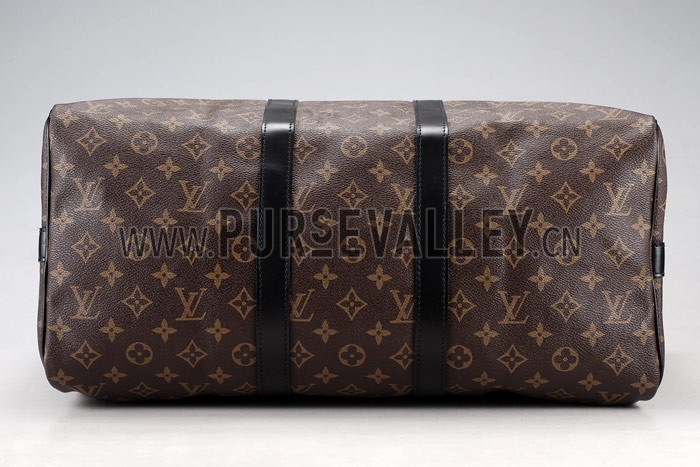Louis Vuitton Keepall 45 Monogram Macassar Canvas