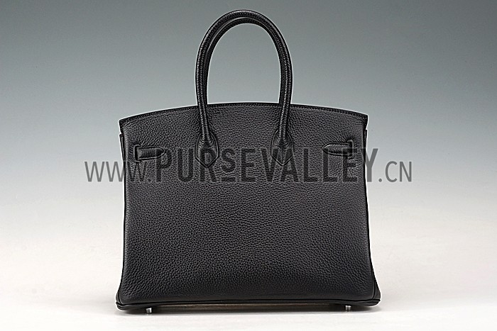 Hermes Birkin 35 Black/Pink Lining 607486