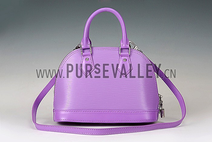 Louis Vuitton Alma BB Purple Epi Leather 607506