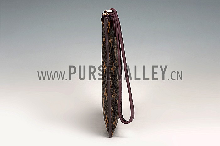 Louis Vuitton Monogram Canvas Pochette Pallas Purple 607524