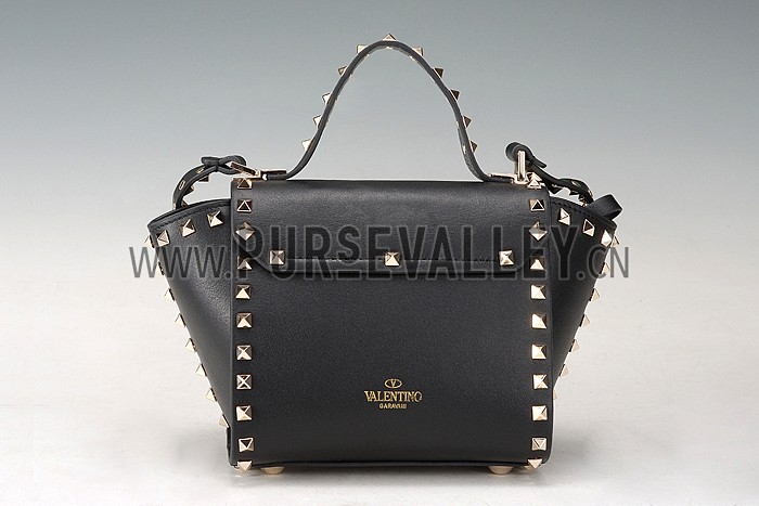 Valentino Rockstud Shoulder Bag Black 607531