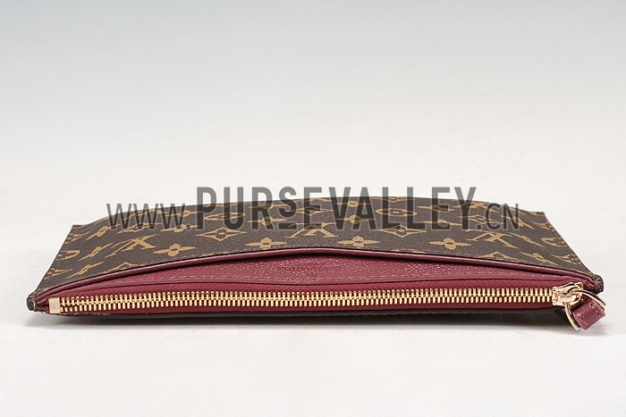 Louis Vuitton Pochette Pallas Monogram Dark Red 607545
