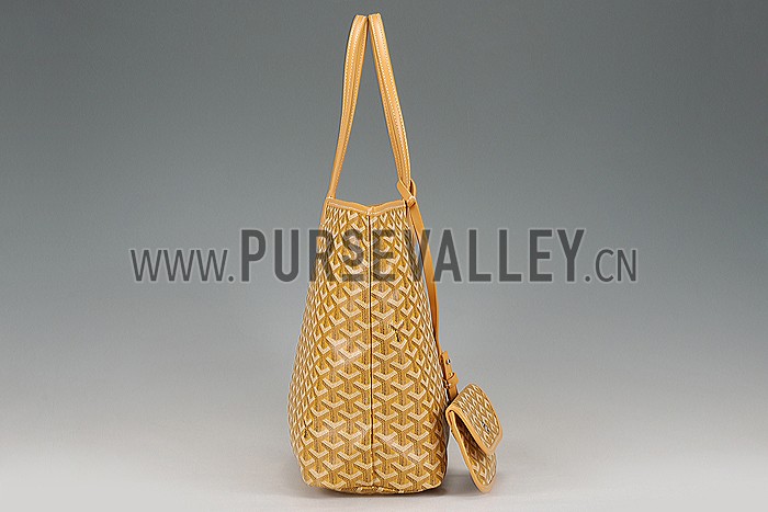 Goyard St Louis Tote Yellow 607692