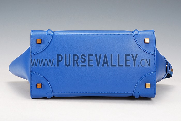 Celine Mini Luggage Blue