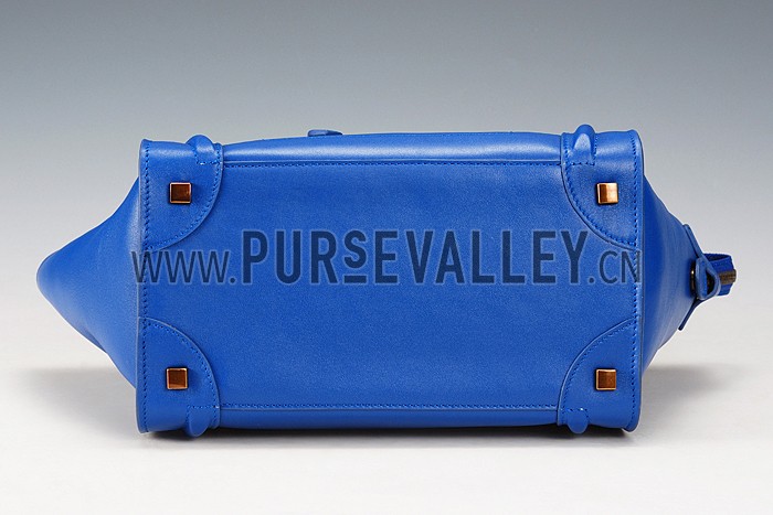 Celine Micro Luggage Blue