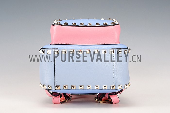 Valentino RockStud Blue/Pink/Yellow Backpack