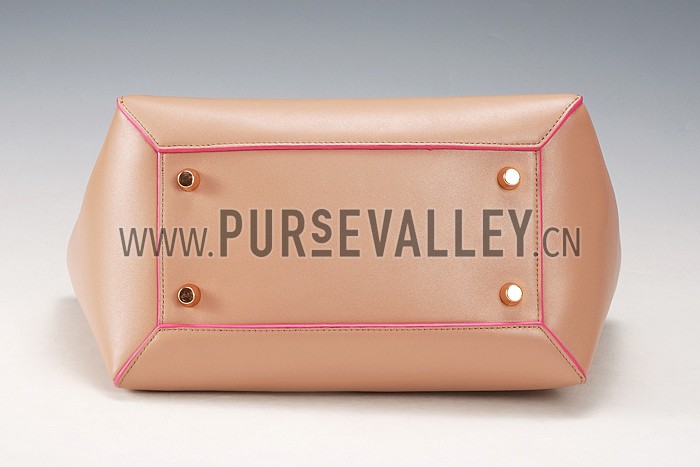 Celine Belt Bag Beige With Pink Trim