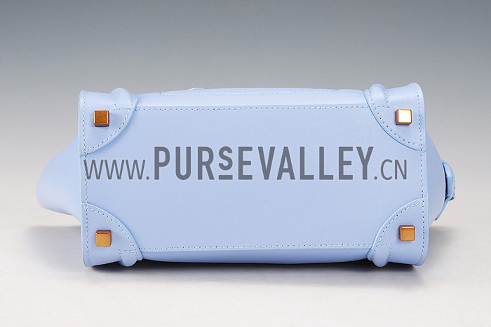 Celine Micro Luggage Light Blue