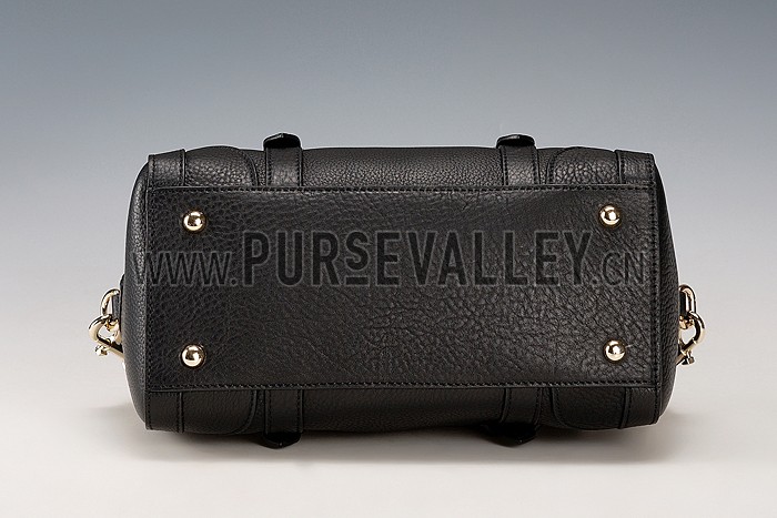 Gucci GG Classic Top Handle Leather Bag Black