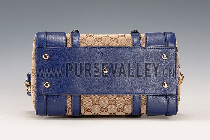 Gucci GG Classic Top Handle Bag Dark Blue