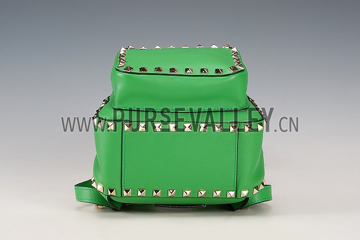 Valentino RockStud Green Backpack