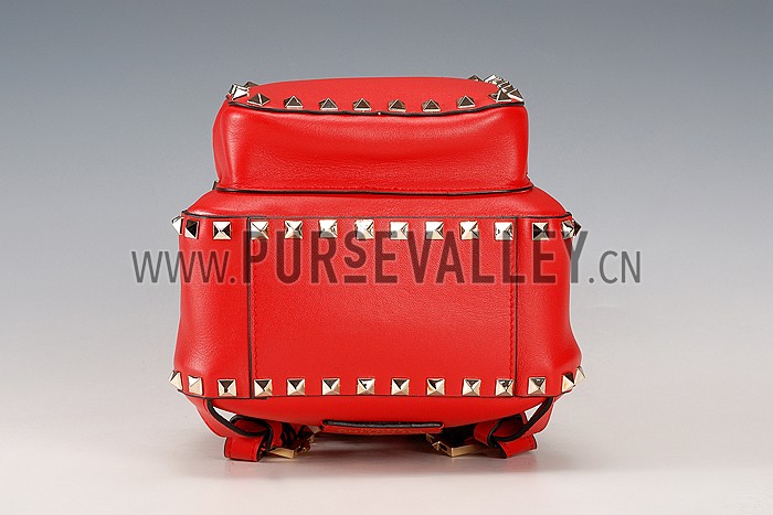 Valentino RockStud Red Backpack