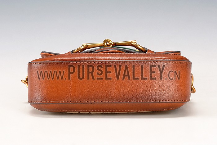 Gucci Lady Web GG Small Canvas Bag Tan