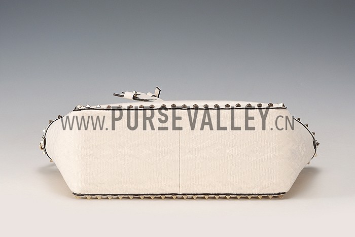 Valentino RockStud Cross Body White Bag