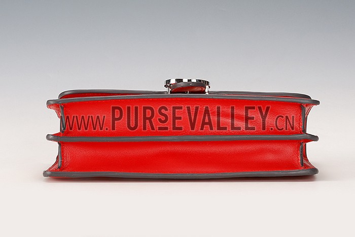 Gucci Interlocking Shoulder Bag Red