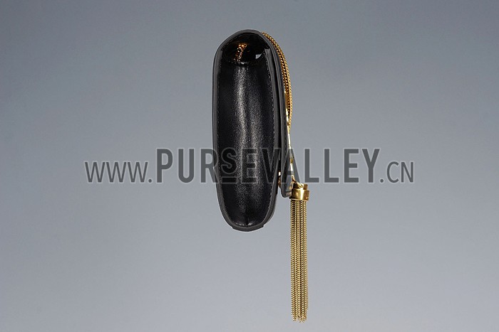 Saint Laurent Medium Cassandre Tassel Black Bag 608308