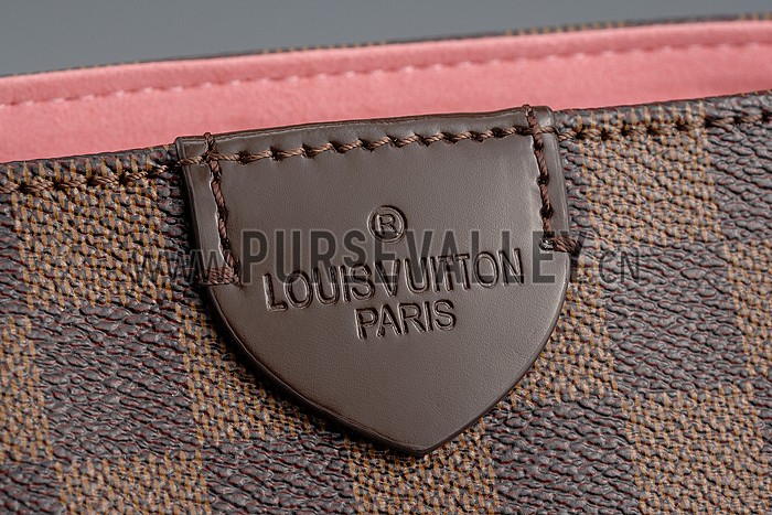 Louis Vuitton Cassa Hobo Damier Ebene Canvas Pink