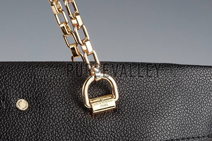 Louis Vuitton Monogram Pallas Shopper Bag Black