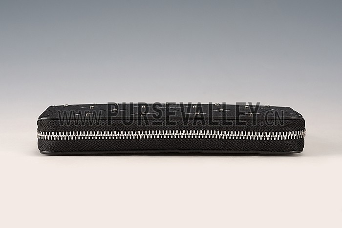 Louis Vuitton Empreinte Zippy Wallet With Studs Black