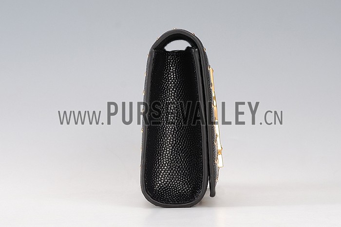 Saint Laurent Classic Monogramme Studded Clutch 608309