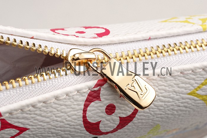 Louis Vuitton Mini Pochette Accessories Evaison White Monogram Canvas