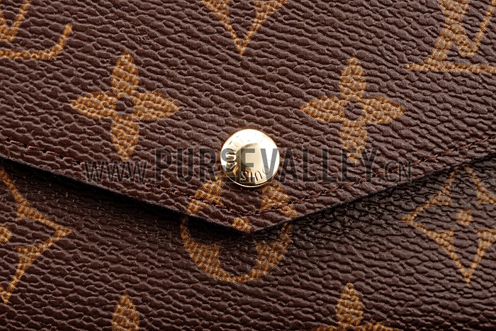 Louis Vuitton Monogram Felicie Chain Wallet Fuchsia 18926651