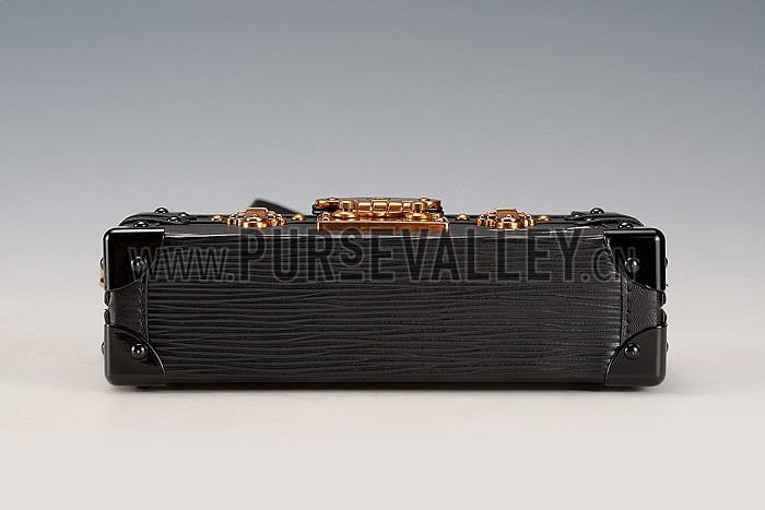 Louis Vuitton Petite Malle Epi Leather Black Bag
