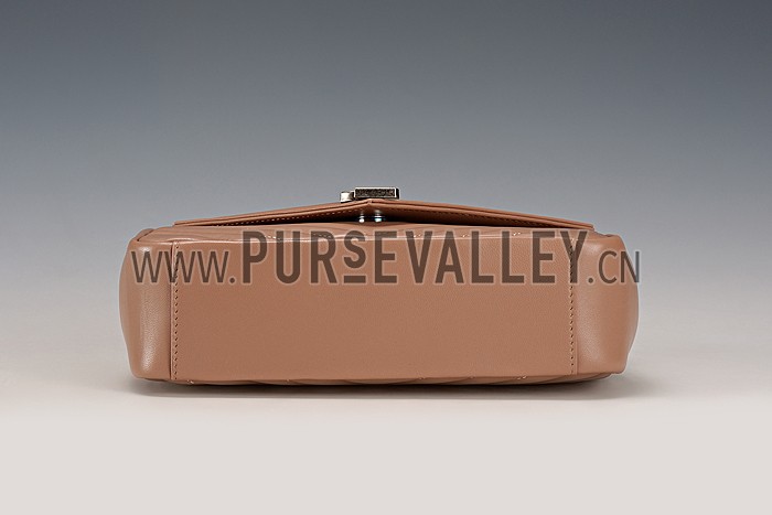 Saint Laurent College Monogram Medium Bag Taupe