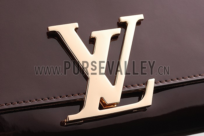 Louis Vuitton Chain Louise Patent Leather Amarante
