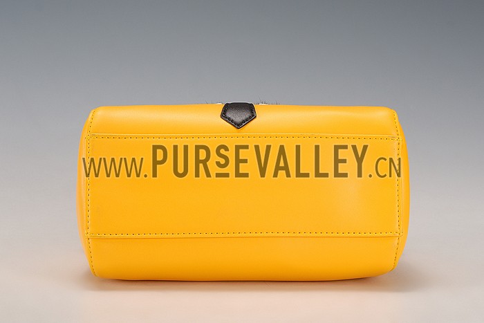 Fendi Peekaboo Karlito Capsule Detail Yellow Bag