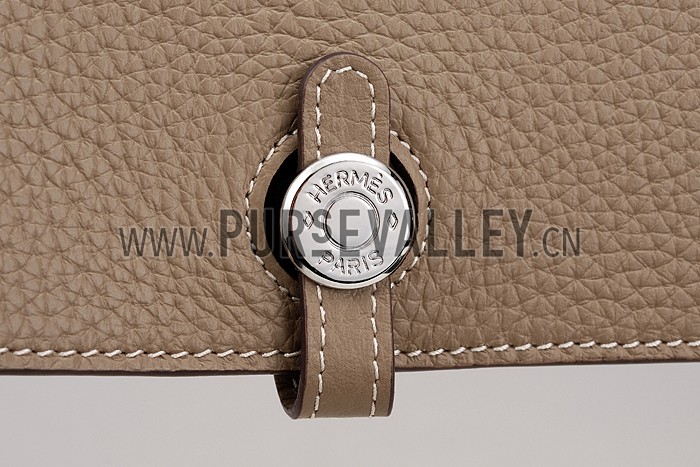 Hermes Dogon Wallet Taupe 18926636