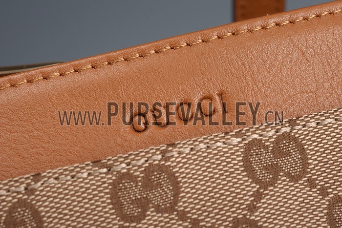 Gucci Ramble Ebony/Tan Tote